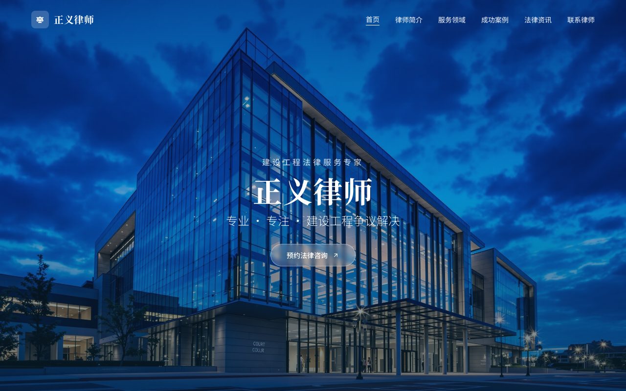 建设工程 · 天蓝现代