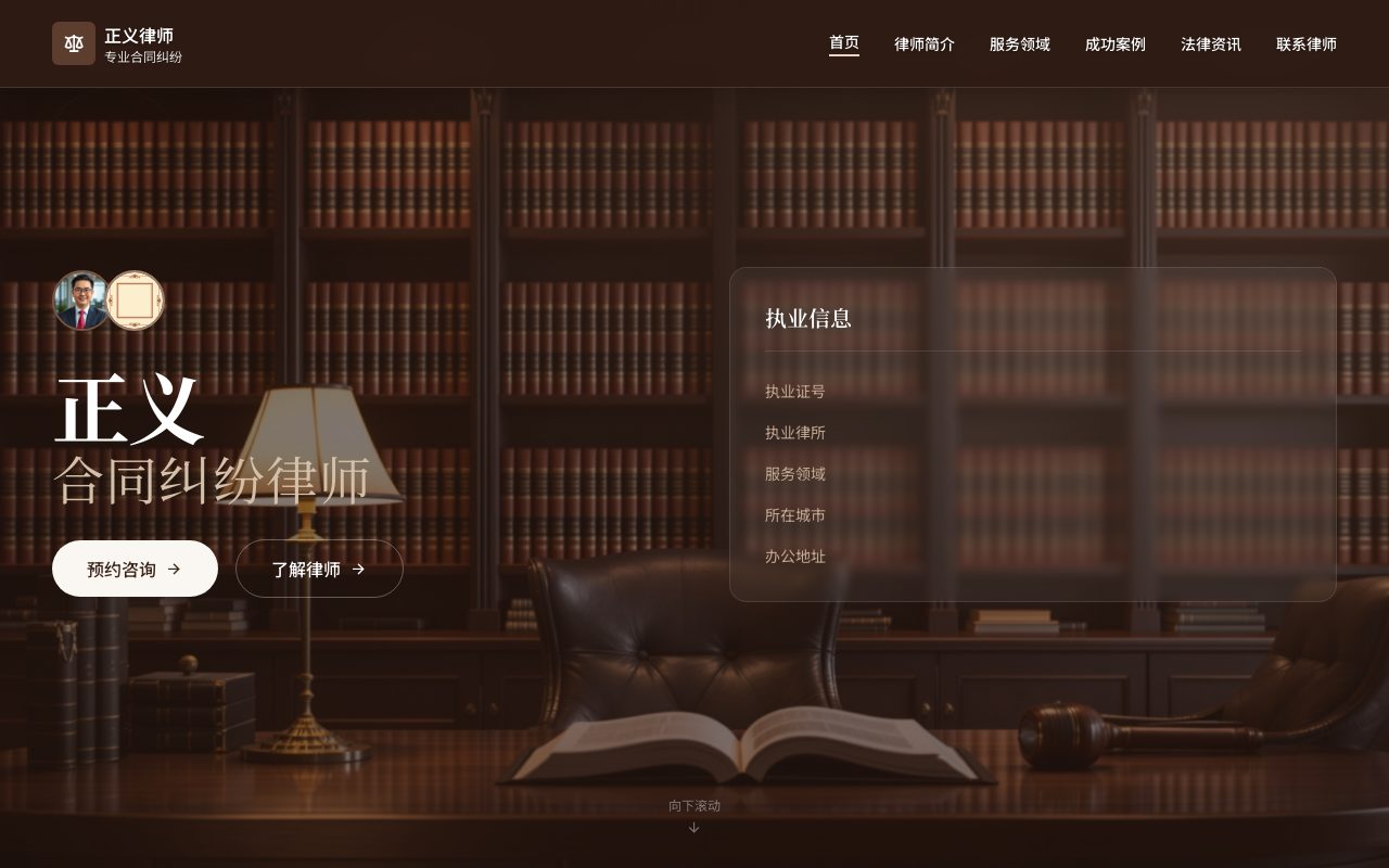 合同纠纷 · 咖啡暖棕