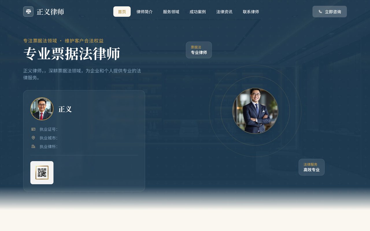 其他服务 · 金蓝票据法