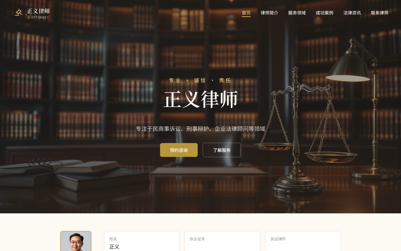 其他服务 · 暖金典雅