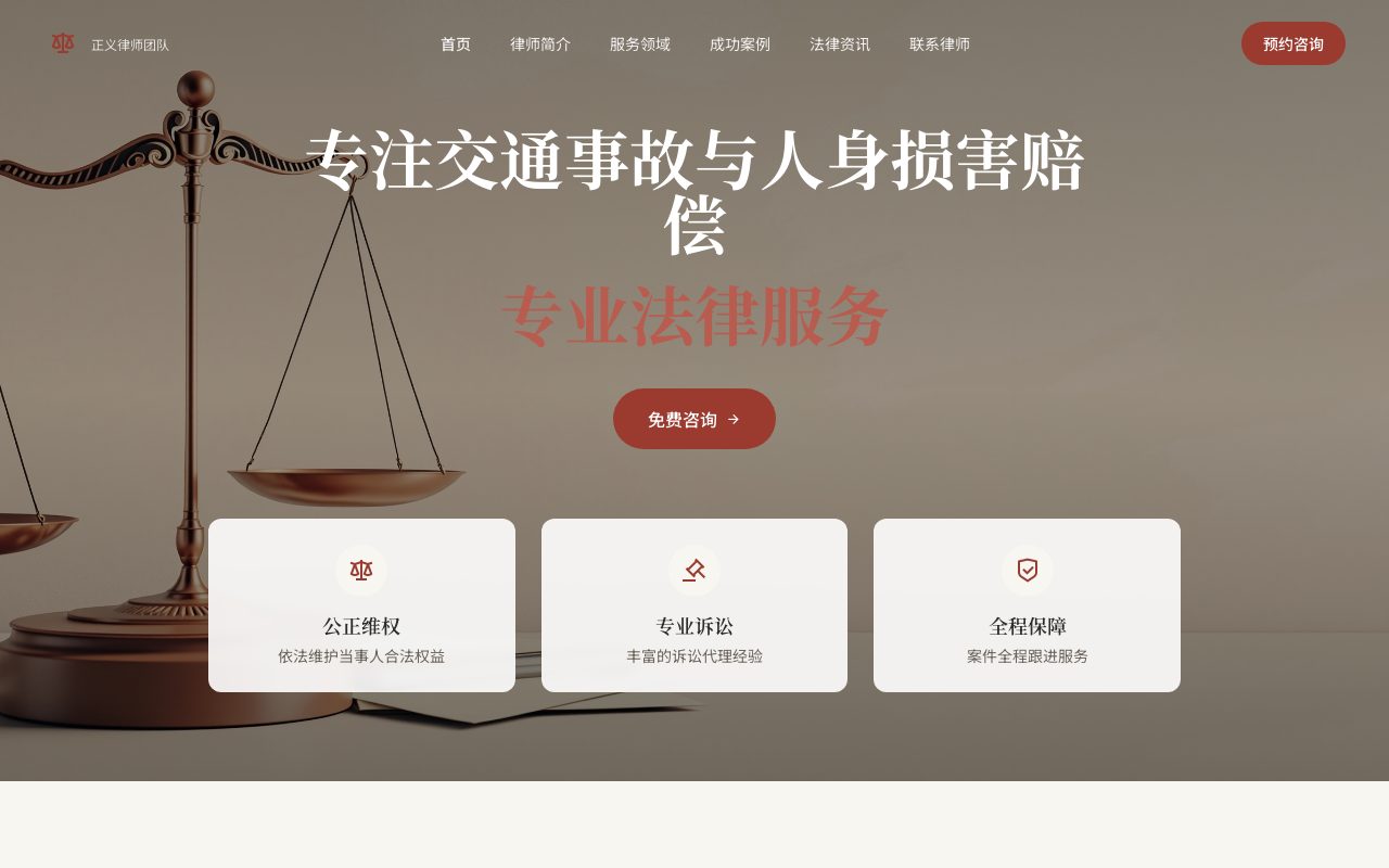 交通人损 · 砖红典雅